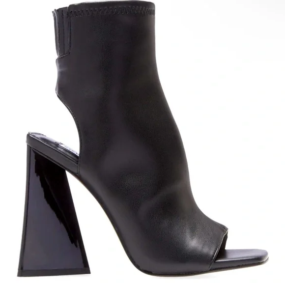 Steve Madden Transfer Peep Toe Bootie Sz 8.5 - Picture 2 of 7